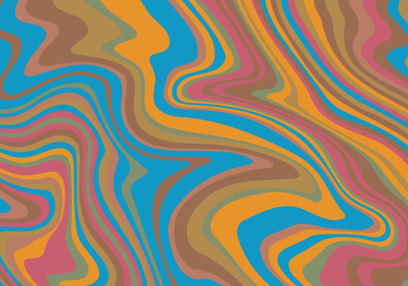 Psychedelic groovy background. Colorful abstract background. vector