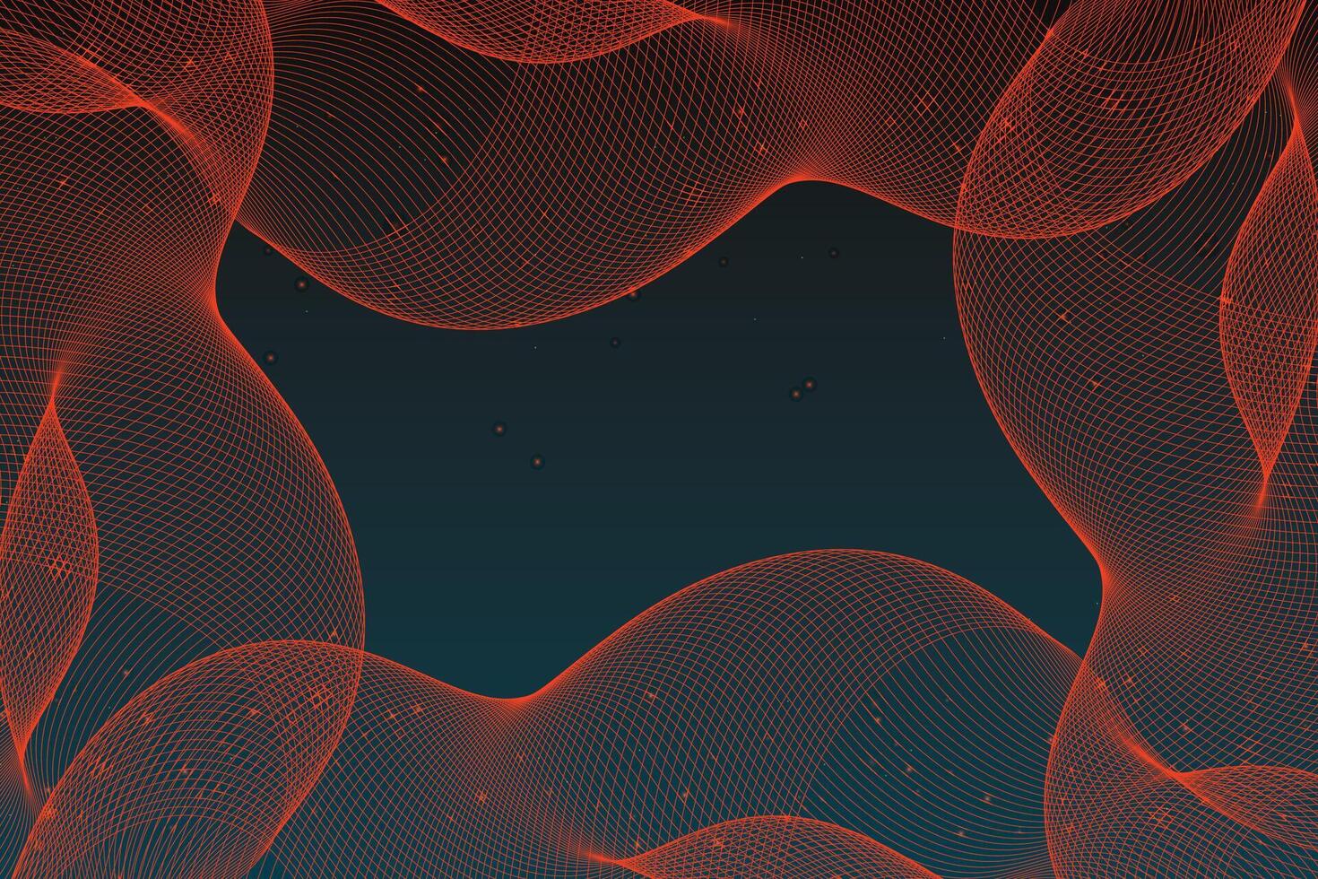 Lines with blurry dot on background. vector