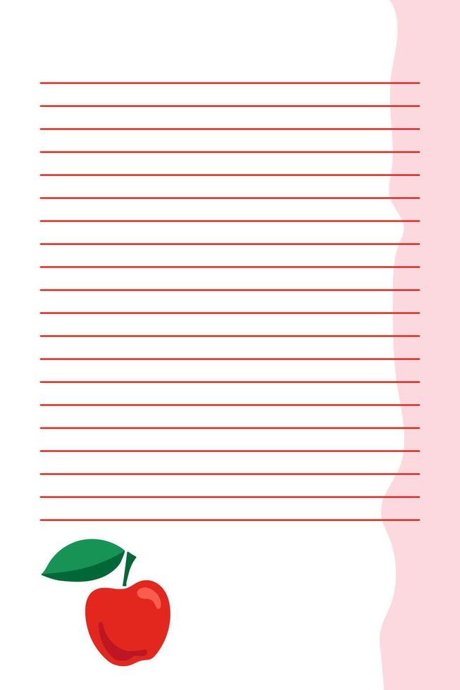 Cute scrapbook templates for planner, notepad, online diary notes, to do, to buy and other vector