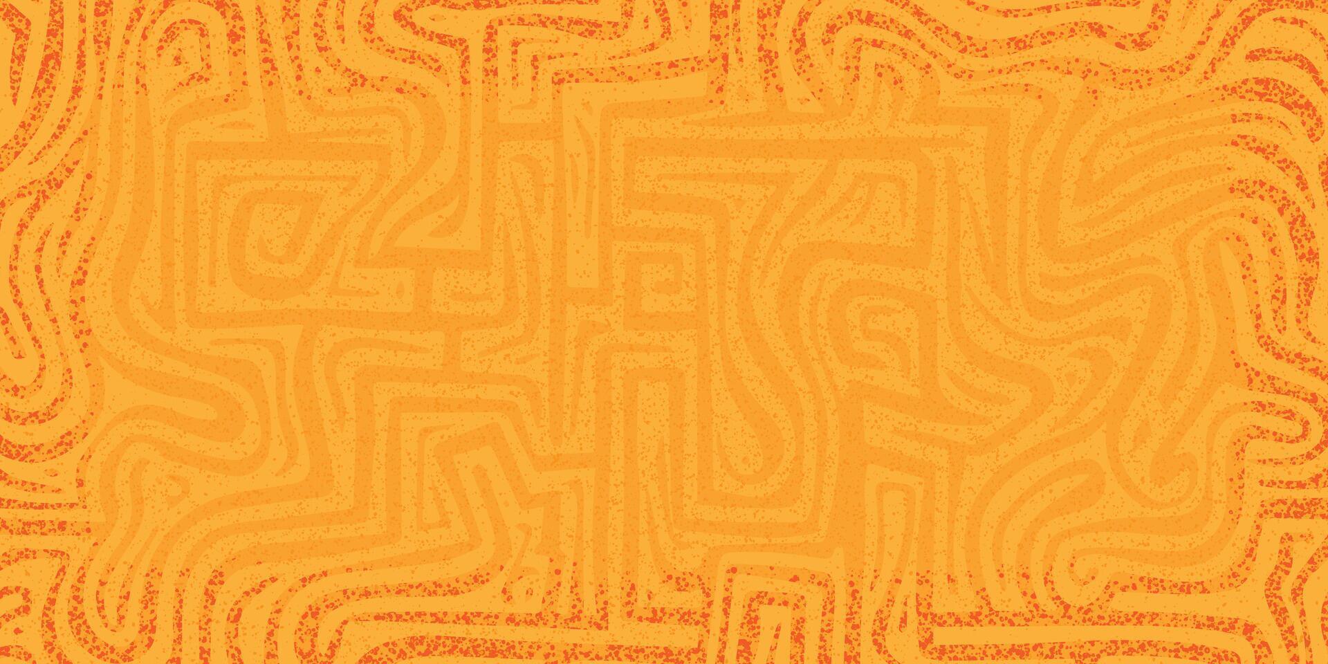 Orange Organic Turing Seamless Pattern. Abstract organic background vector