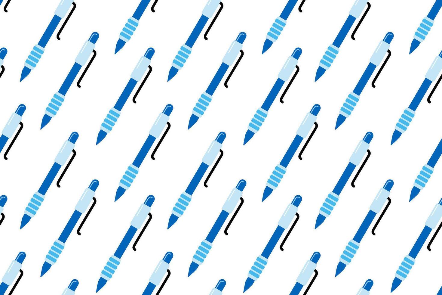 Pen icon seamless pattern background. Highlighter illustration. Pen symbol pattern. vector