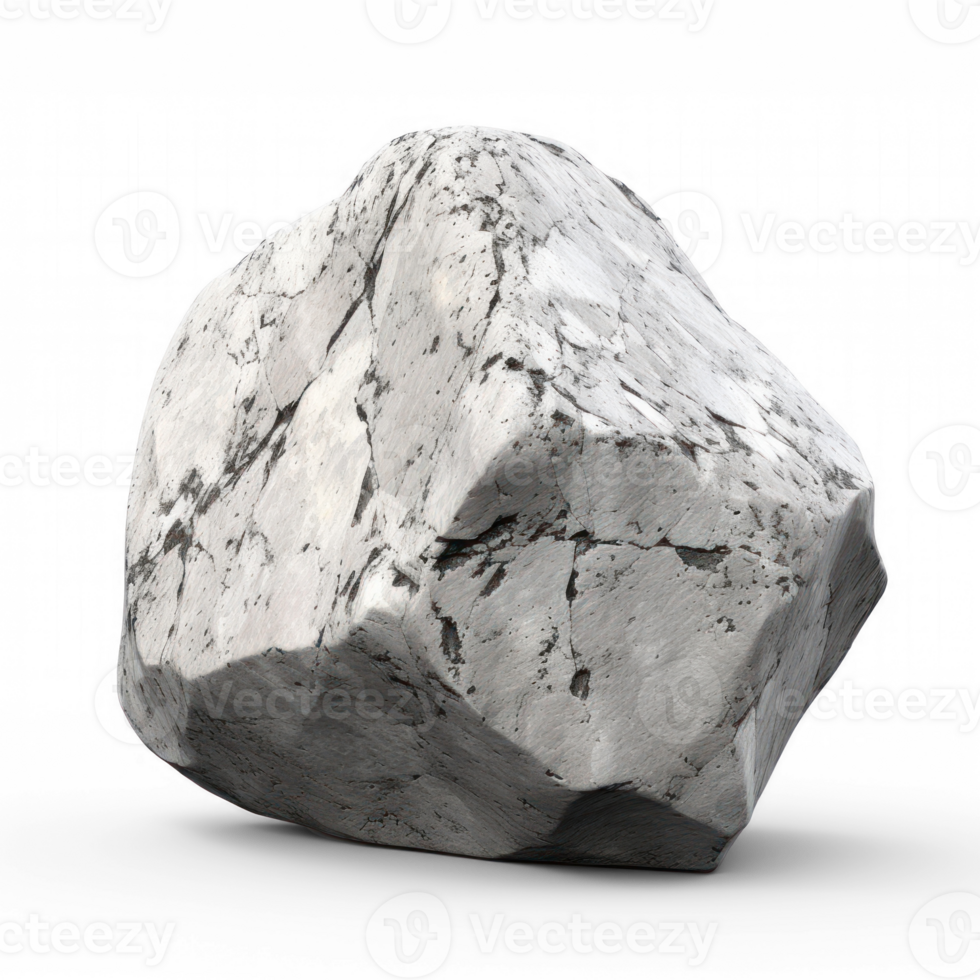 a rock on a transparent background with a black spot png