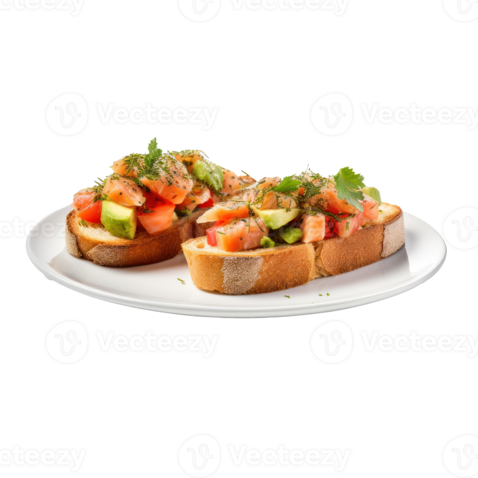 two slices of bread with vegetables on top png