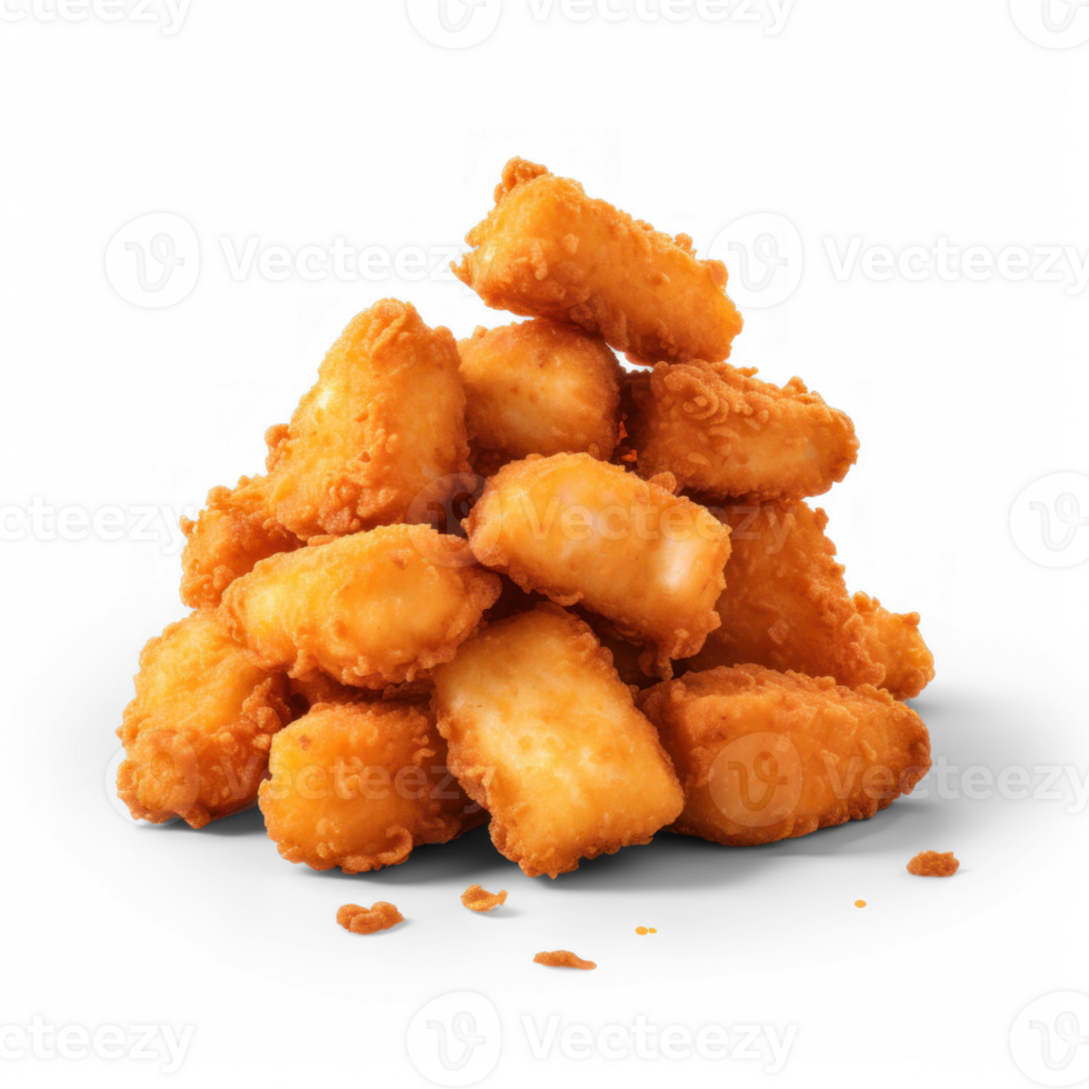 chicken nuggets on a transparent background png