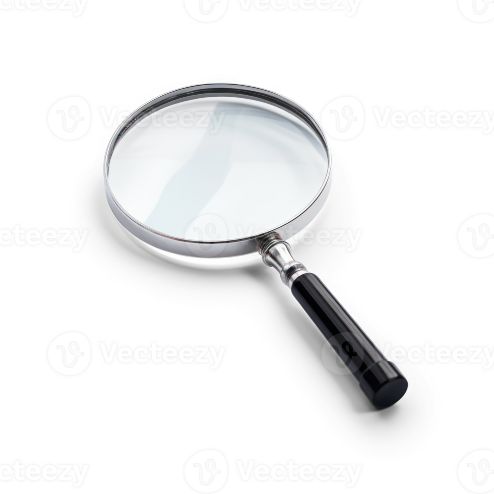magnifying glass on a transparent background png