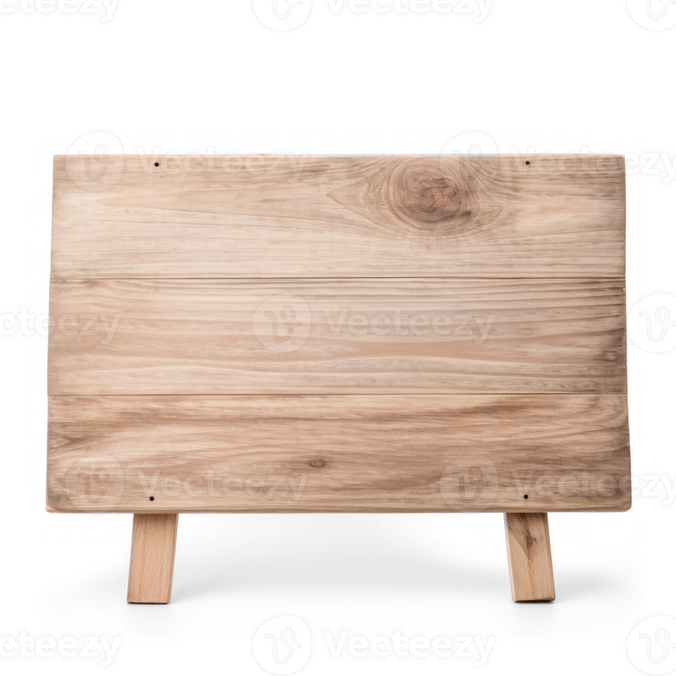 wooden board on a tripod on a transparent background png