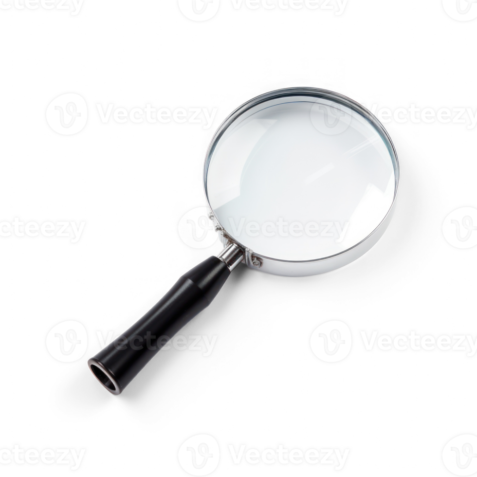 magnifying glass on a transparent background png
