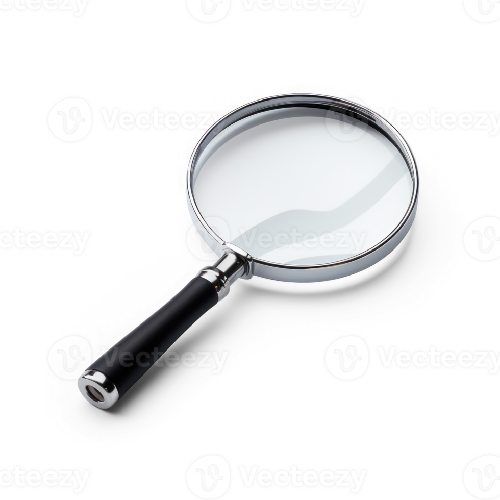 magnifying glass on a transparent background png