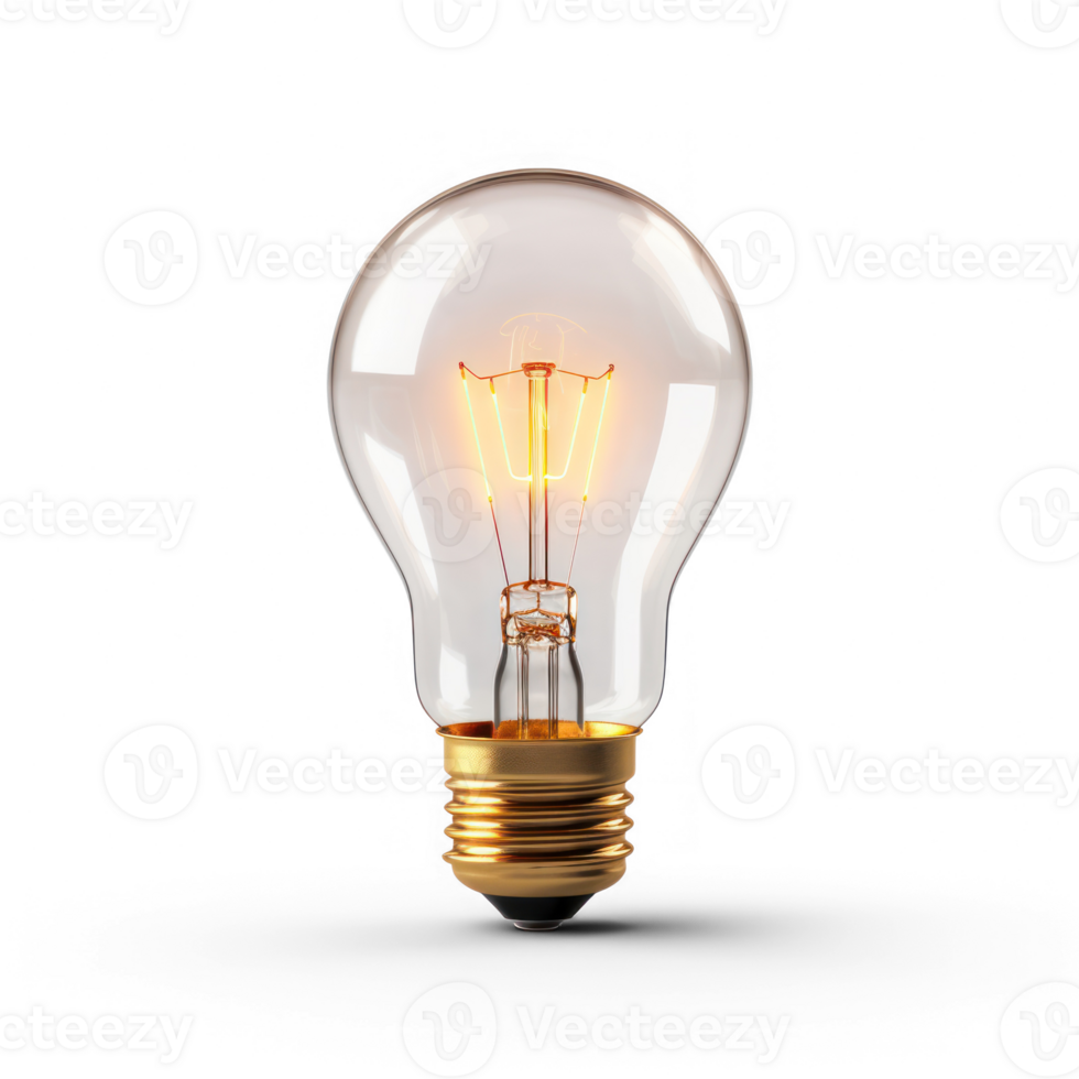 a light bulb on a transparent background png