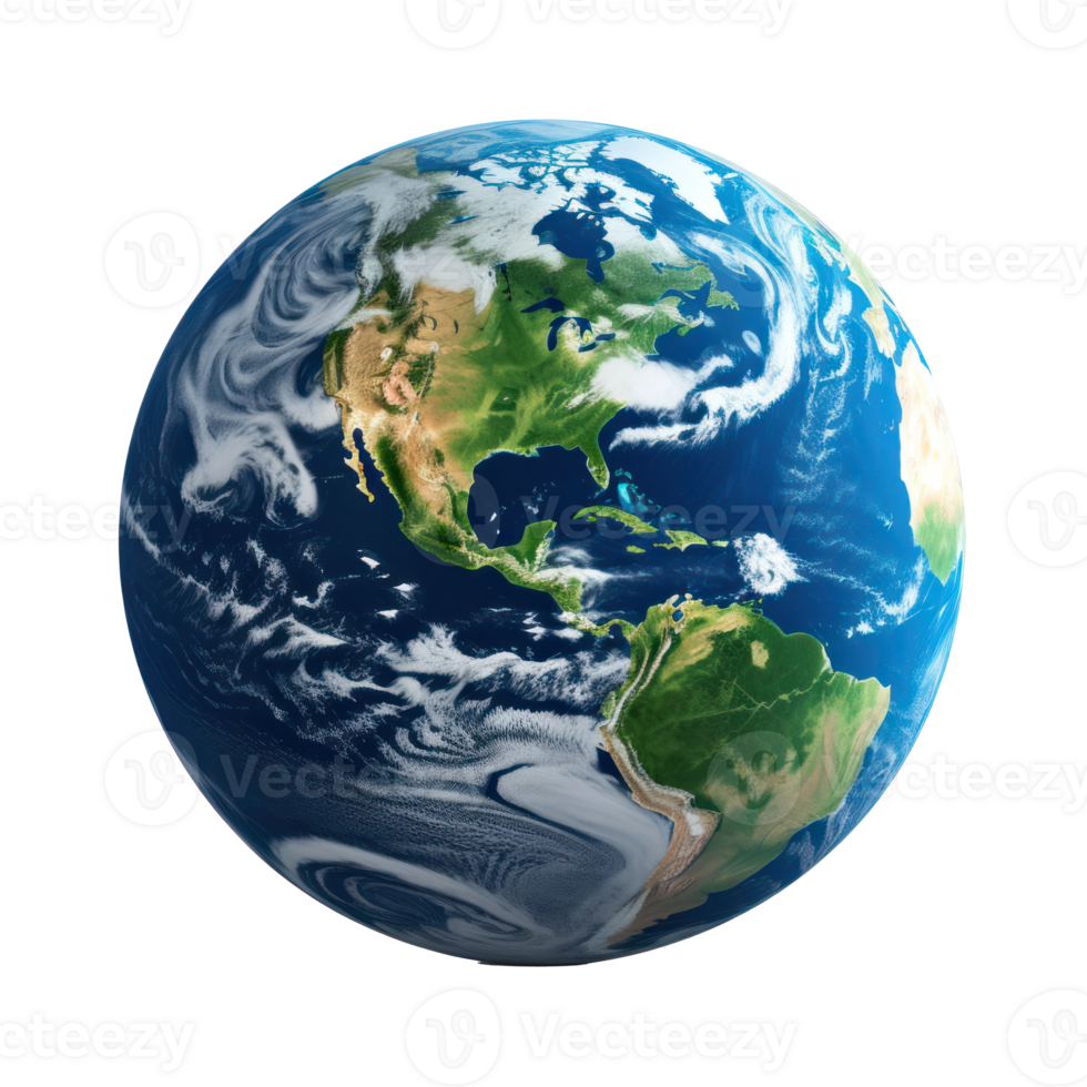 earth globe on transparent background png