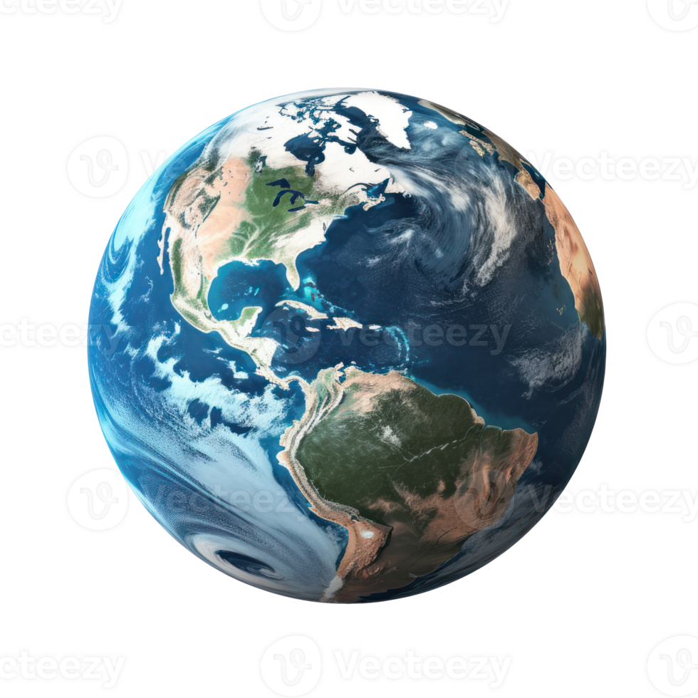 earth globe on transparent background png