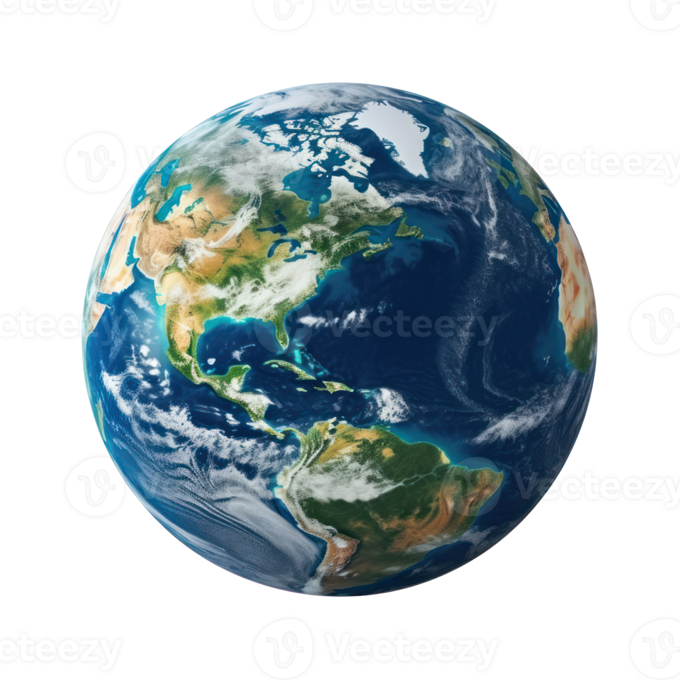 earth globe on transparent background png