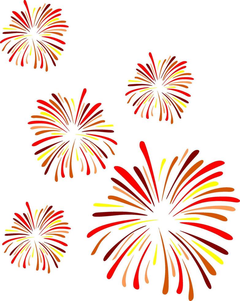 fire on a white background vector