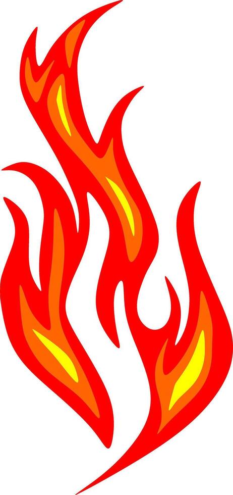 An illustration of fire vector
