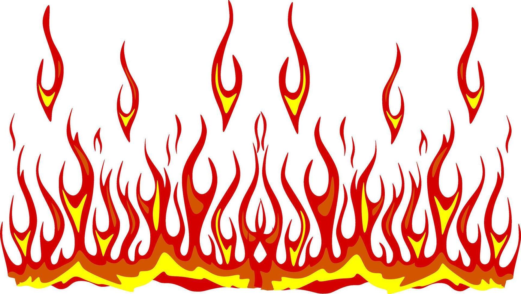 An illustration of fire vector