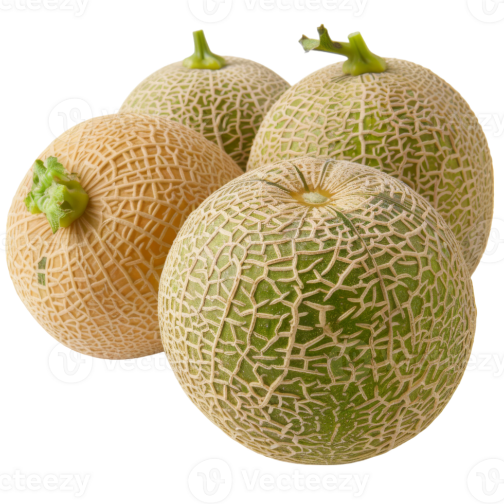 Cantaloupe, fruit realistic Illustration. Realistic Transparent file. Mockup template for artwork graphic design png