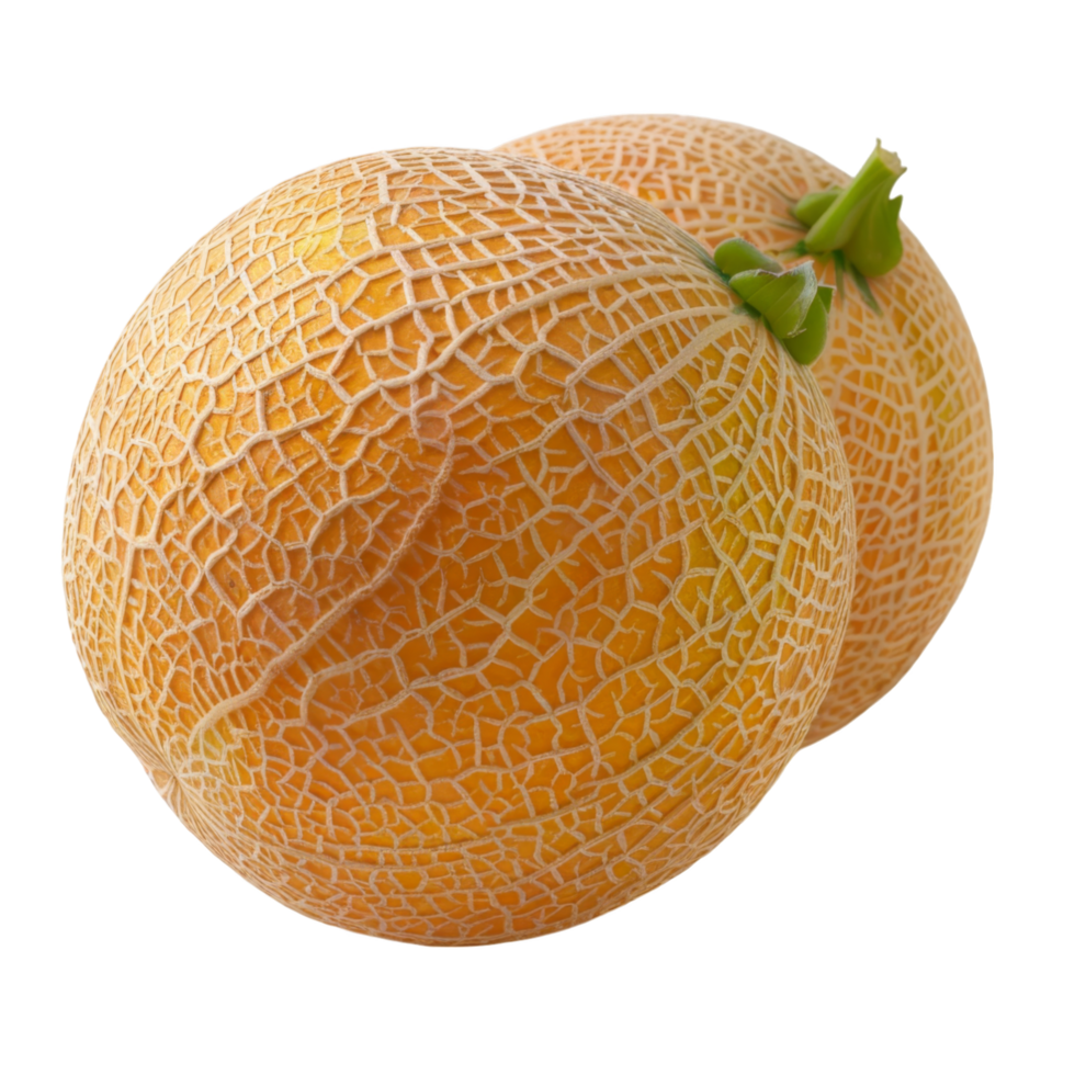 Cantaloupe, fruit realistic Illustration. Realistic Transparent file. Mockup template for artwork graphic design png