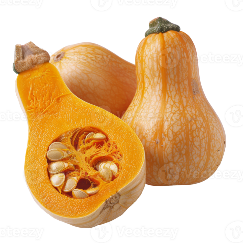 Butternut Squash, fruit realistic Illustration. Realistic Transparent file. Mockup template for artwork graphic design png