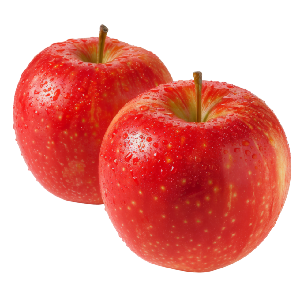 Red Apple, fruit realistic Illustration. Realistic Transparent file. Mockup template for artwork graphic design png