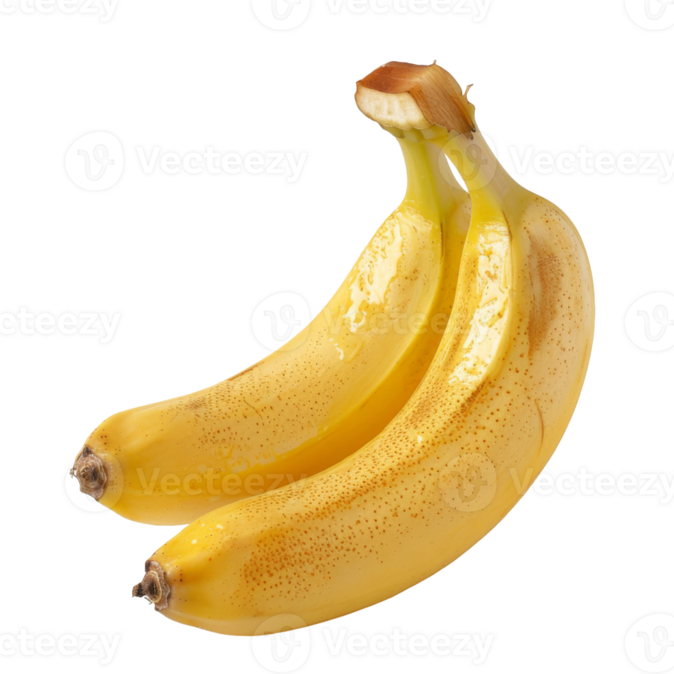 Banana, fruit realistic Illustration. Realistic Transparent file. Mockup template for artwork graphic design png