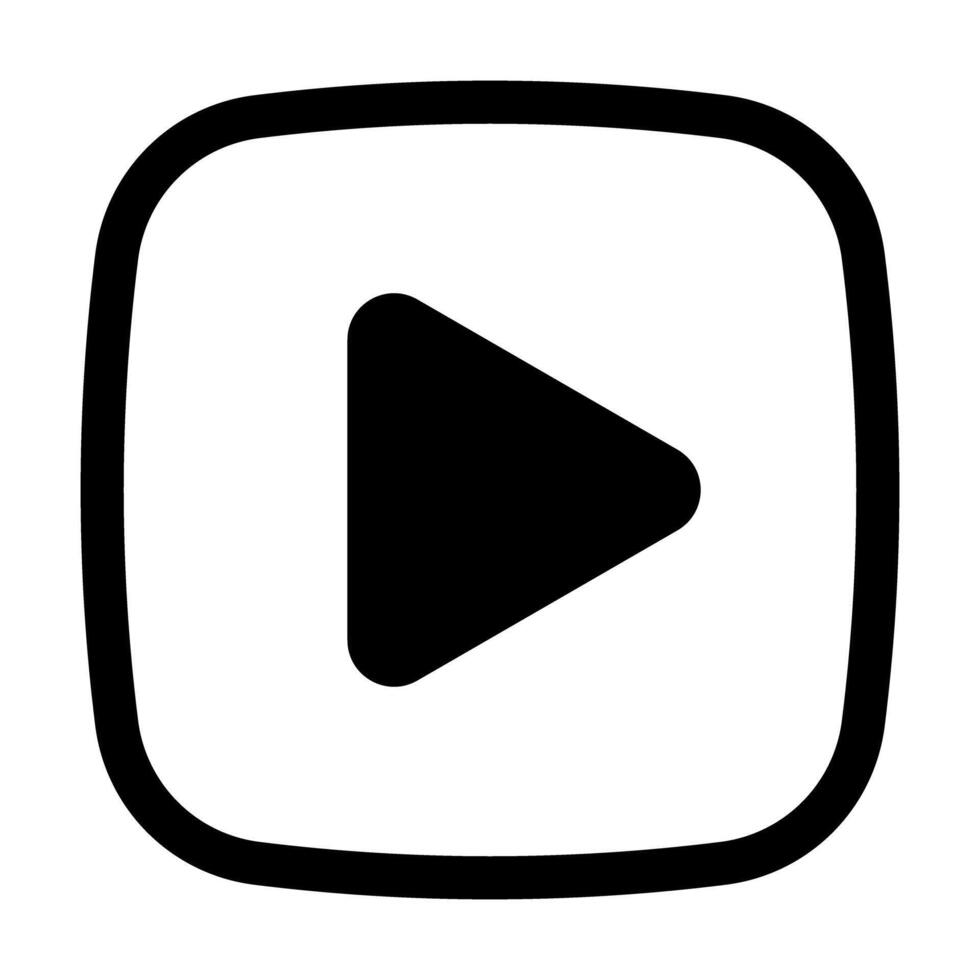 Play button icon illustration vector