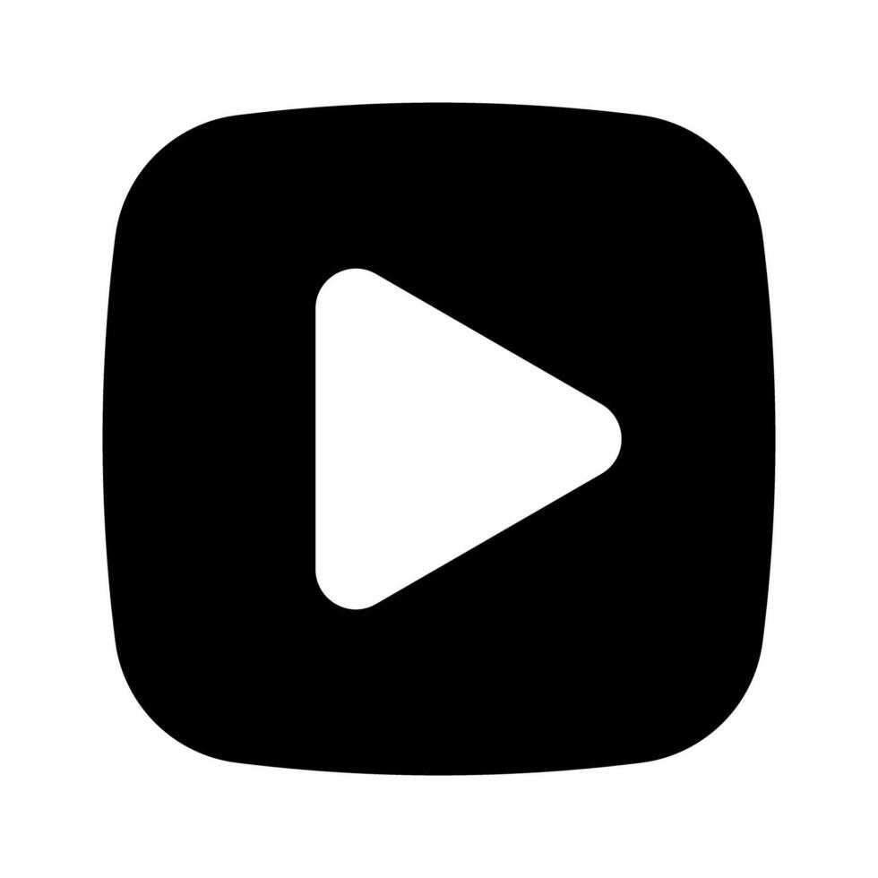 Play button icon illustration vector