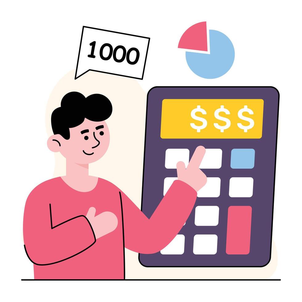 Business and Finance Concept Illustrations vector