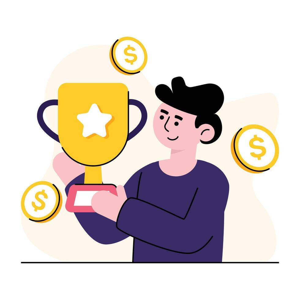 Business and Finance Concept Illustrations vector