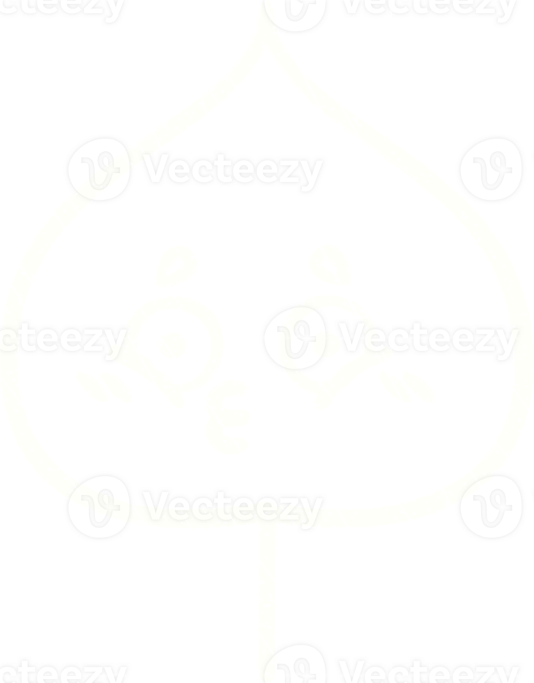 Leaf Chalk Drawing png