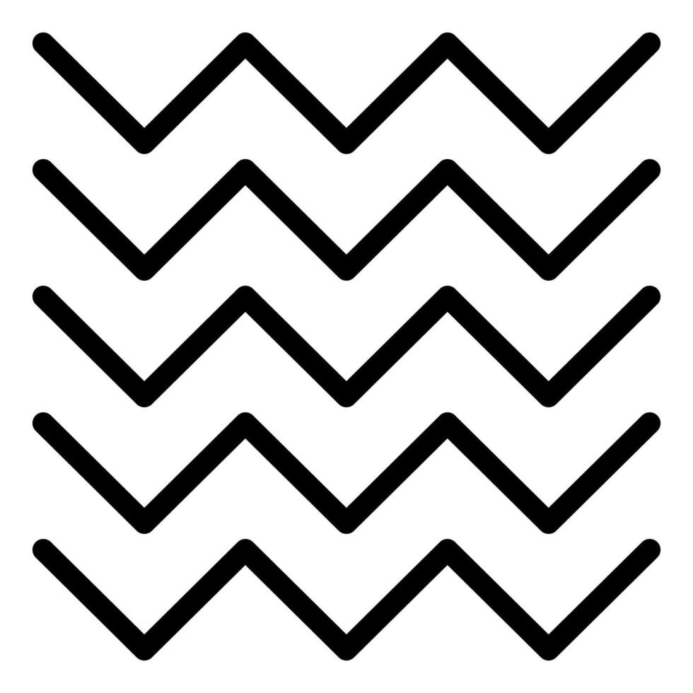 pattern line icon isolated on white background vector