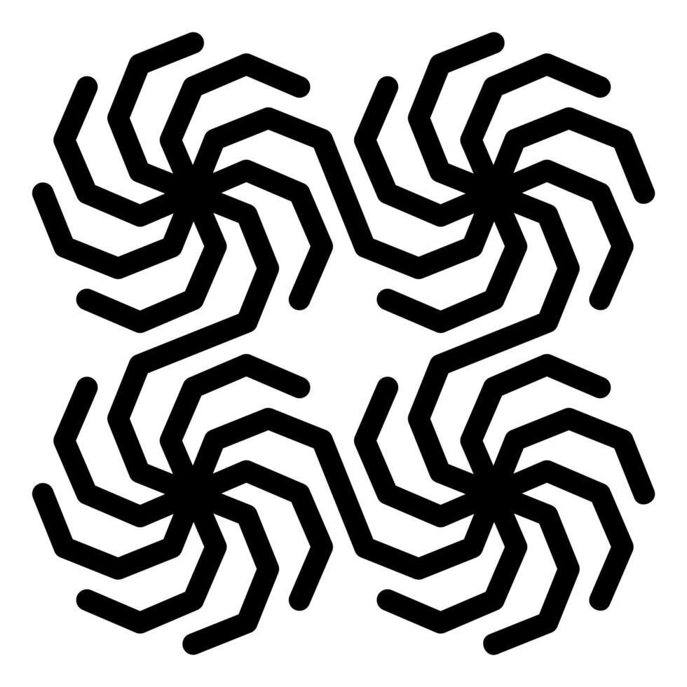 pattern line icon isolated on white background vector