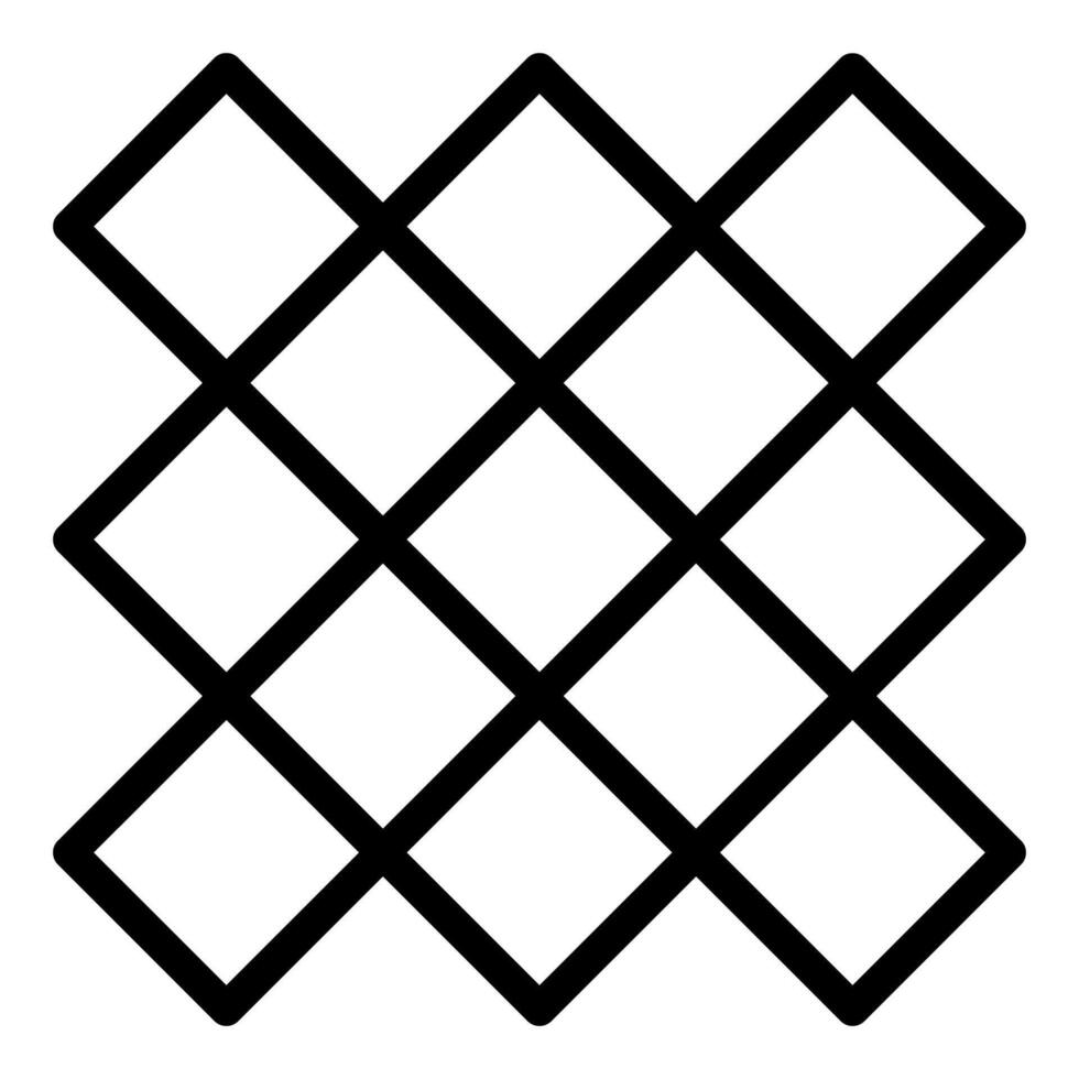 pattern line icon isolated on white background vector