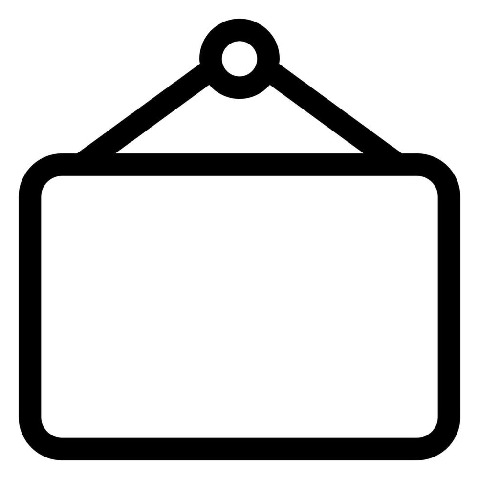 board line icon isolated on white background vector
