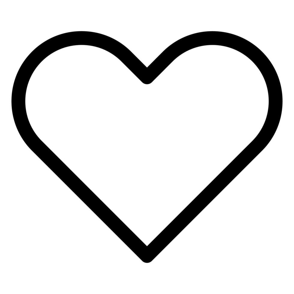 love line icon isolated on white background vector