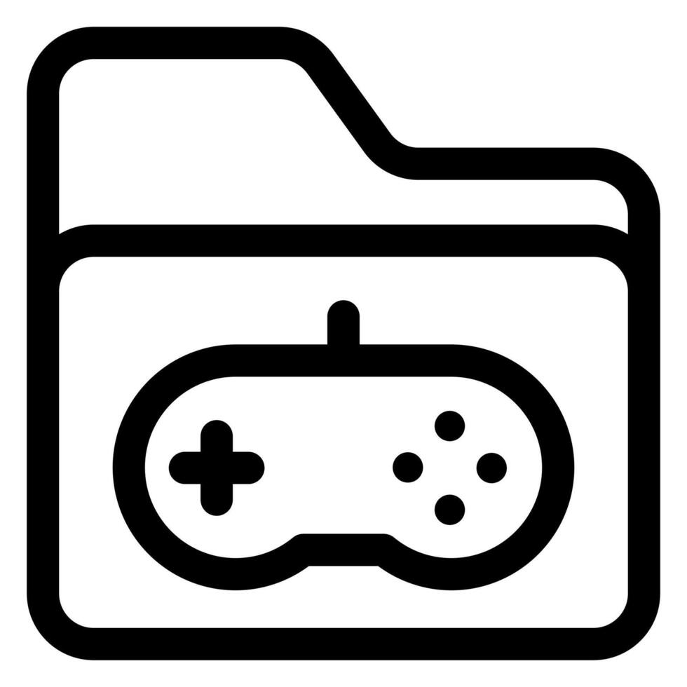 controller line icon illustration isolated on white background vector
