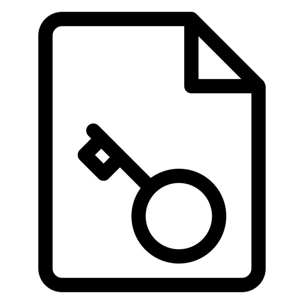 key line icon illustration isolated on white background vector