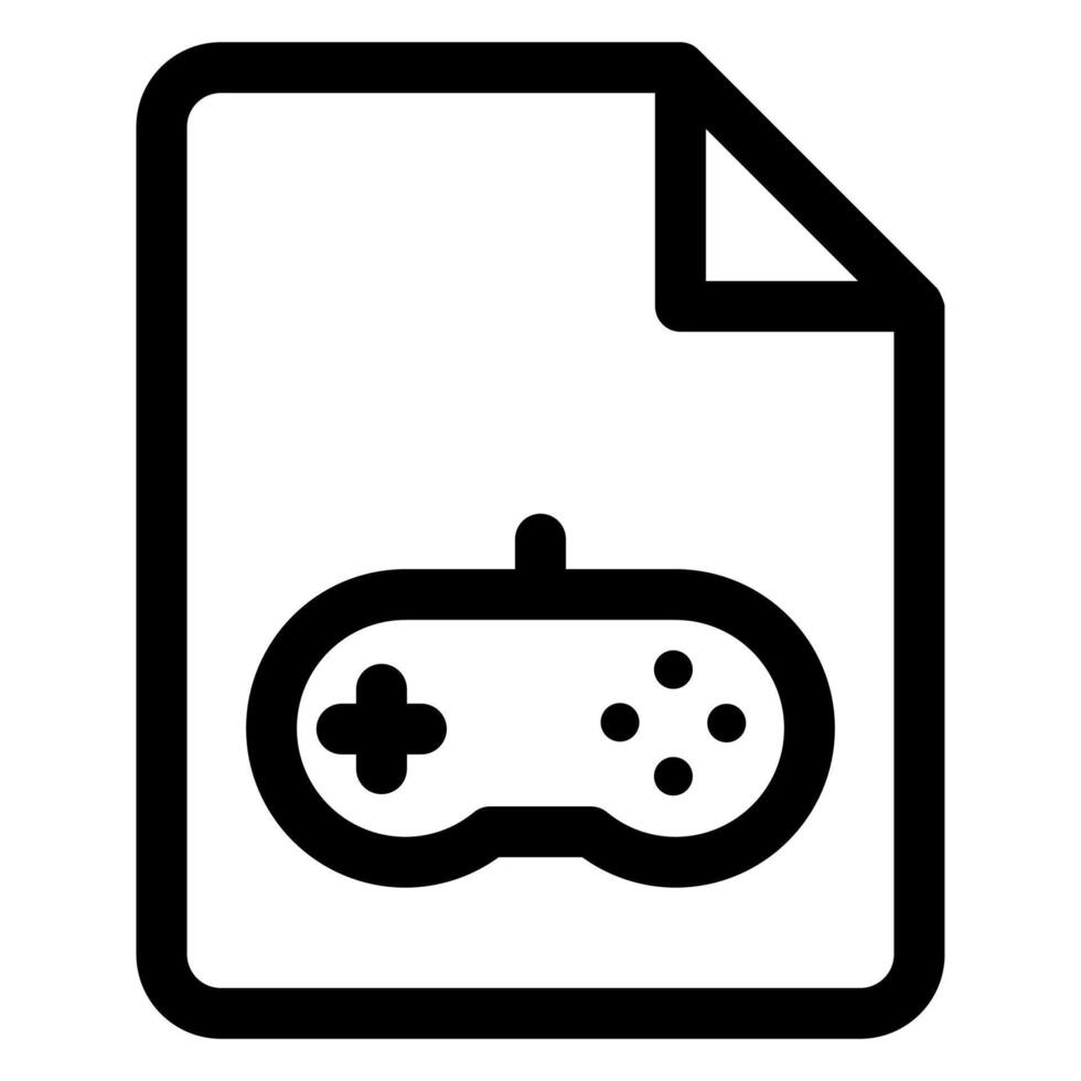 controller line icon illustration isolated on white background vector