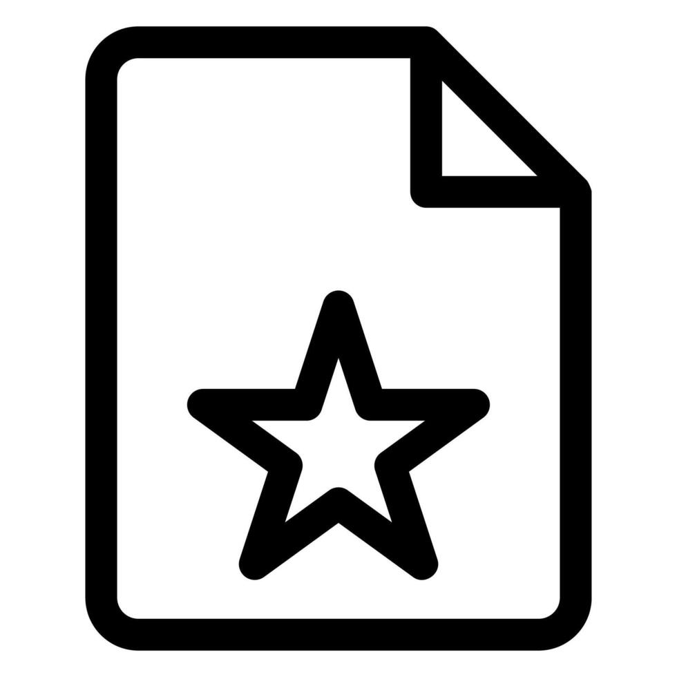 favorite line icon illustration isolated on white background vector
