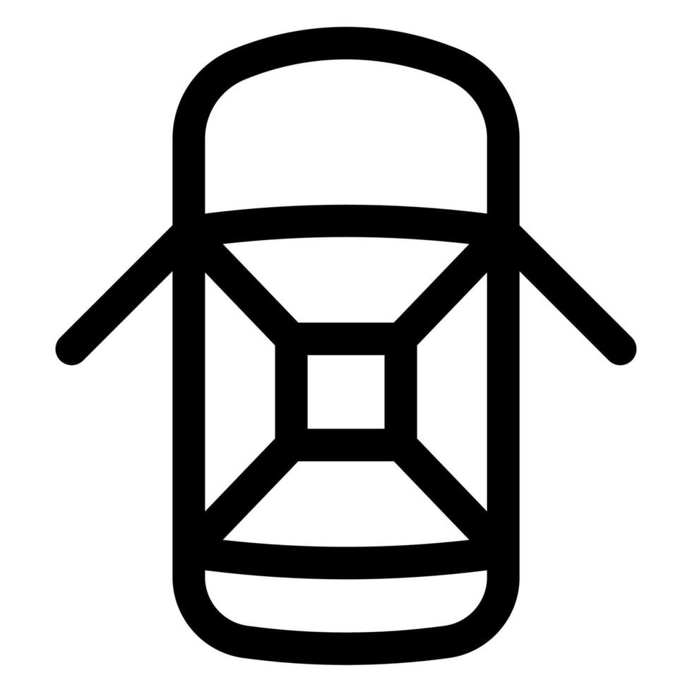 door line icon illustration isolated on white background vector