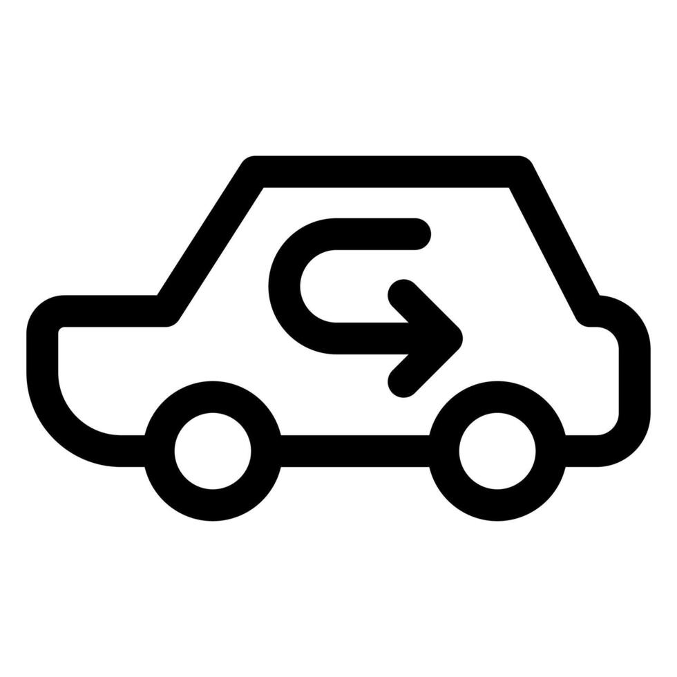 ac line icon illustration isolated on white background vector