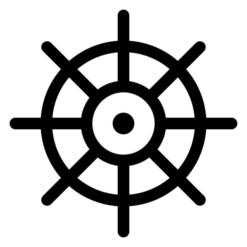 ship line icon illustration isolated on white background vector