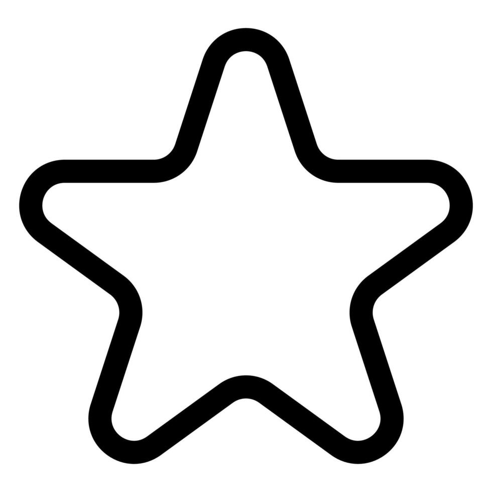 star line icon illustration isolated on white background vector