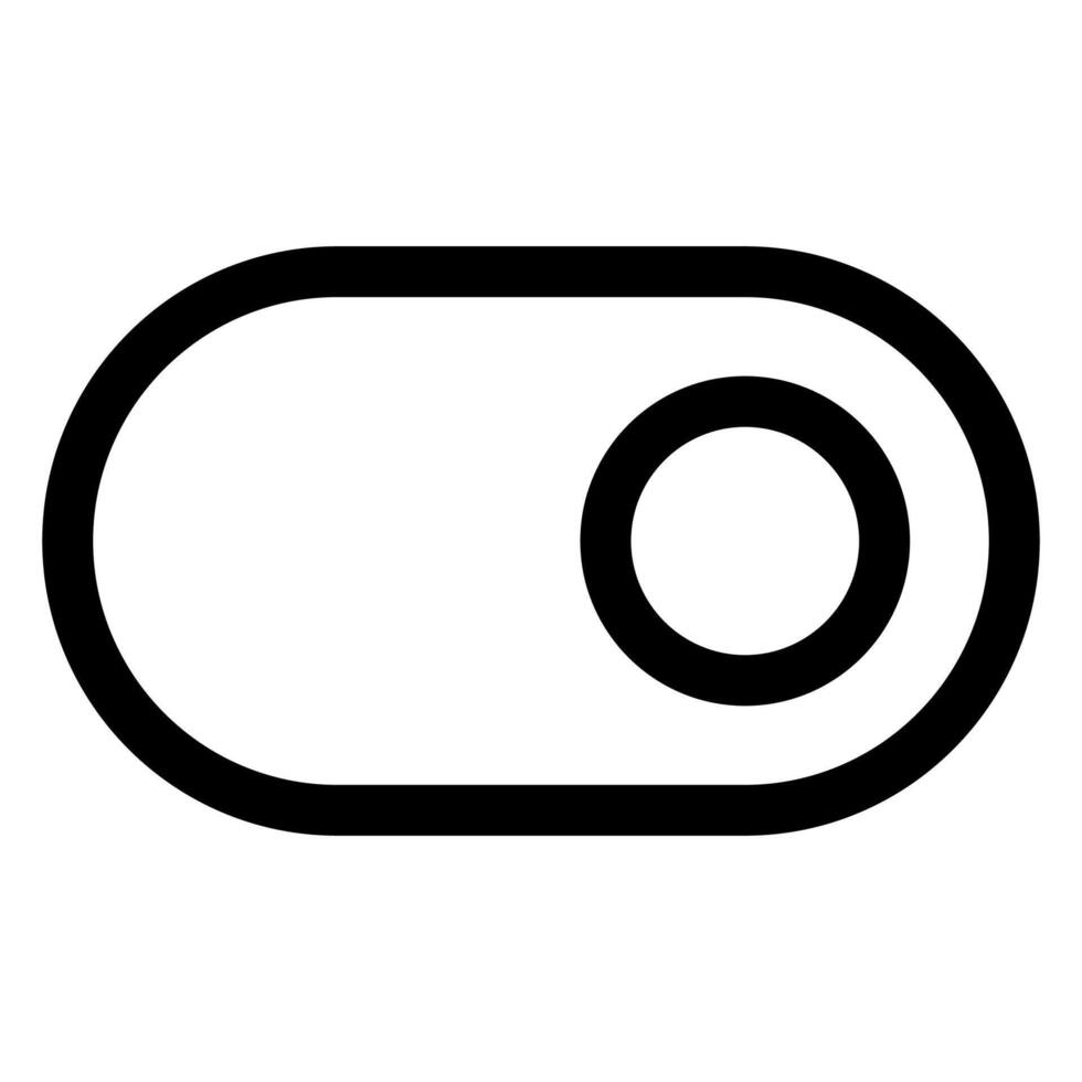 switch line icon illustration isolated on white background vector