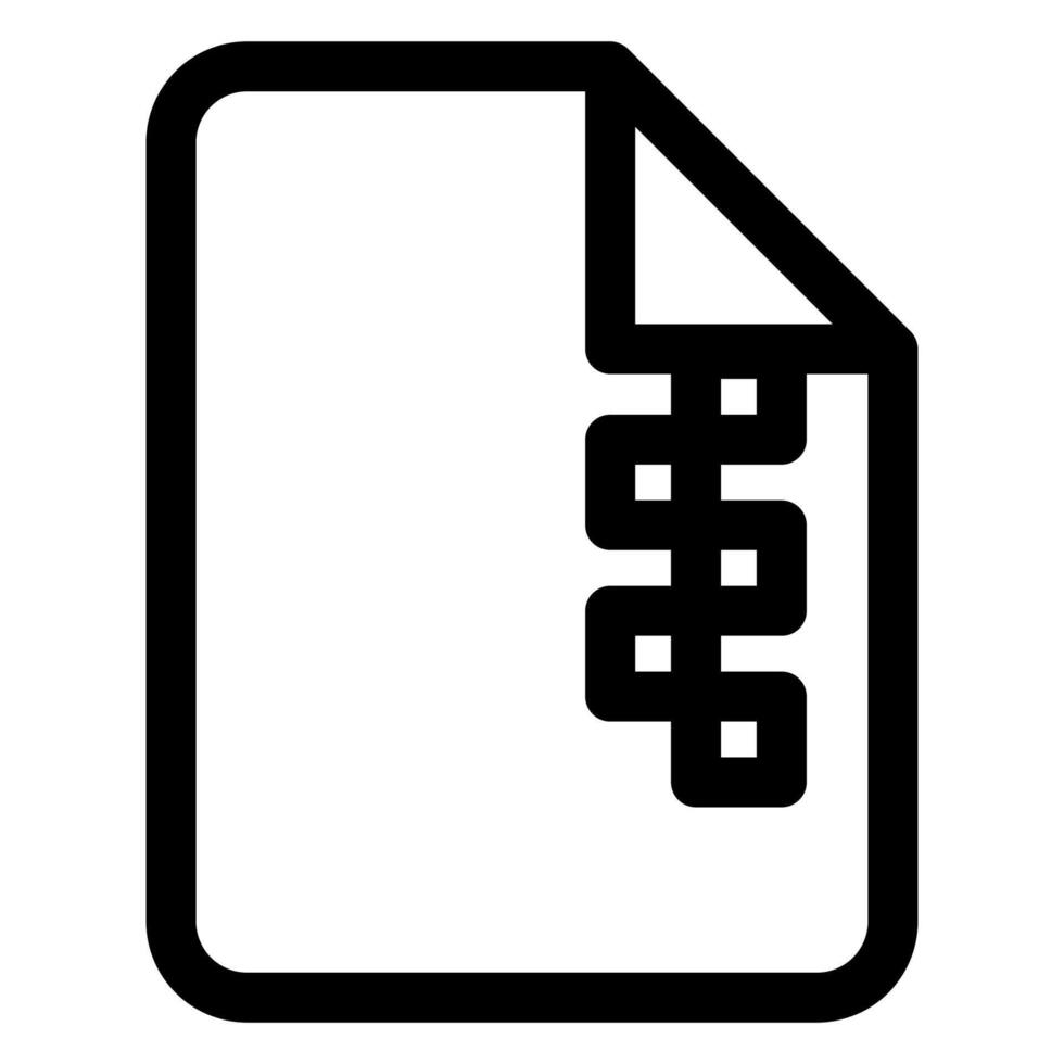 archive line icon illustration isolated on white background vector