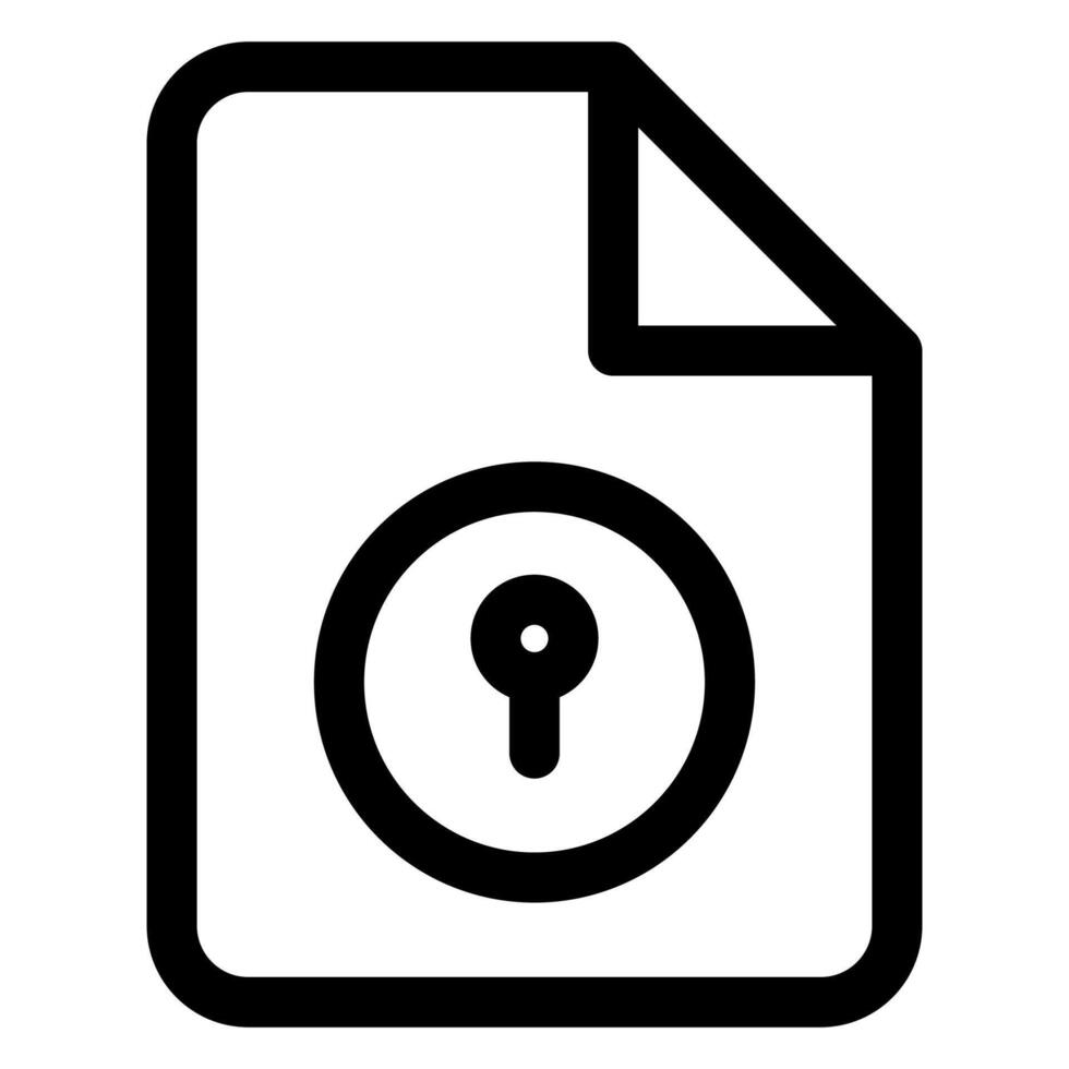 key line icon illustration isolated on white background vector