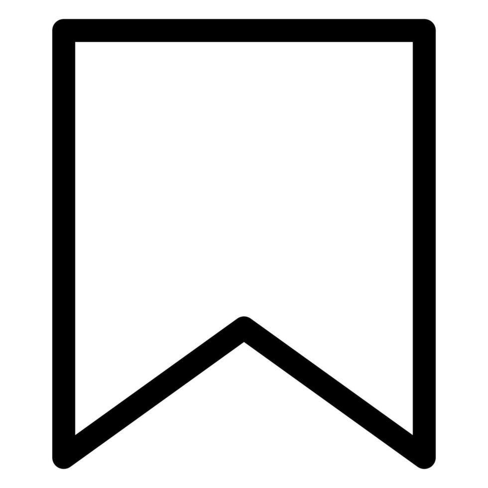 bookmark line icon illustration isolated on white background vector