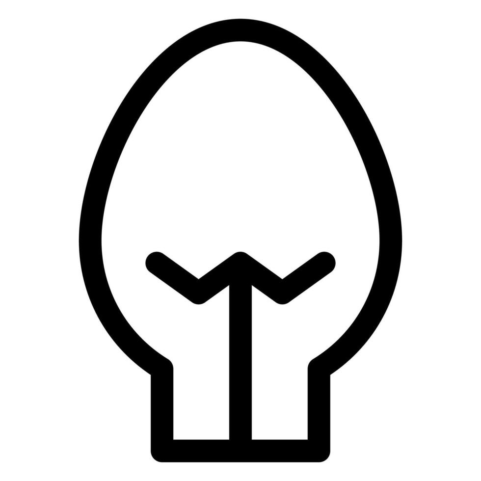 bulb line icon illustration isolated on white background vector