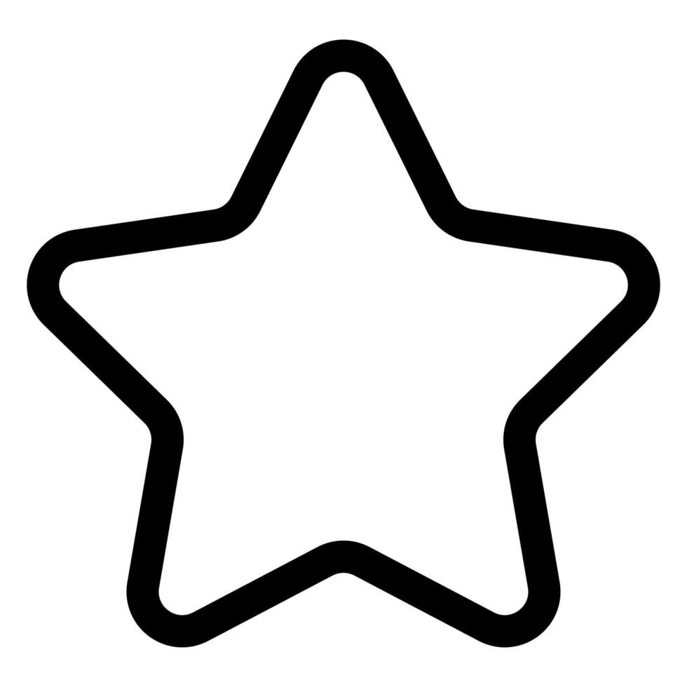 star line icon illustration isolated on white background vector