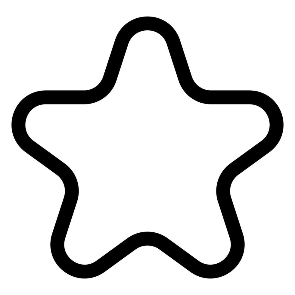 star line icon illustration isolated on white background vector