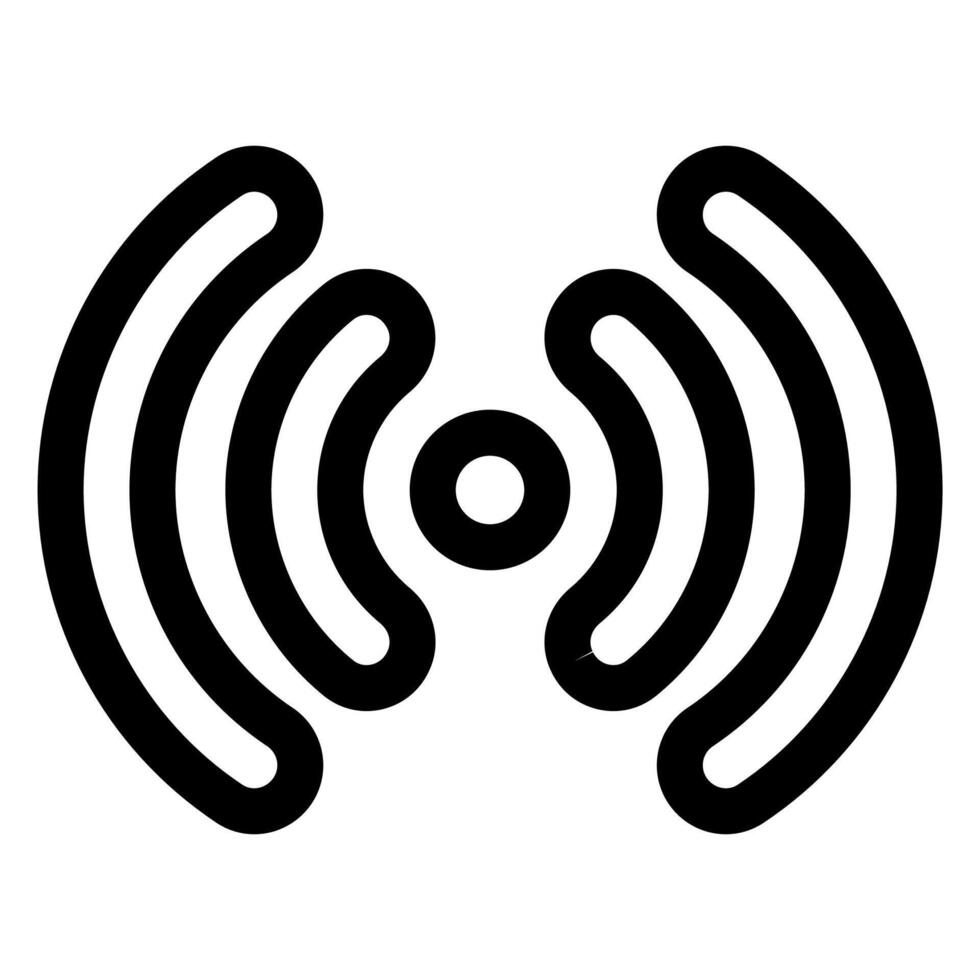 connection line icon illustration isolated on white background vector